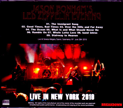 Jason Bonham’s Led Zeppelin evening/NY,USA 2019