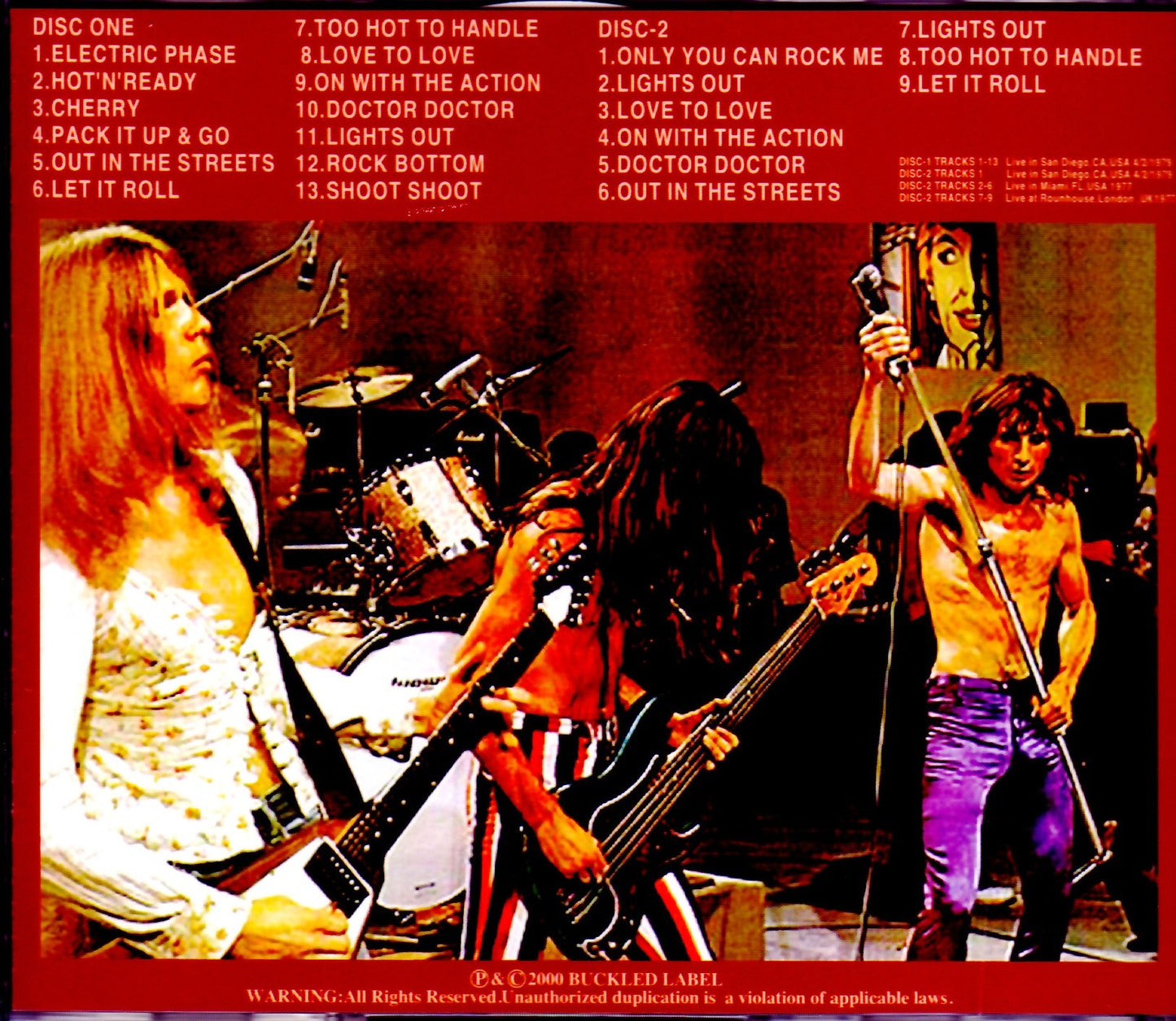 UFO, Michael Schenker/CA, USA 1979 & more