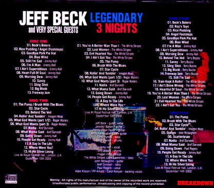Jeff Beck and Very Special Guests/London,UK 2002 3 Days
