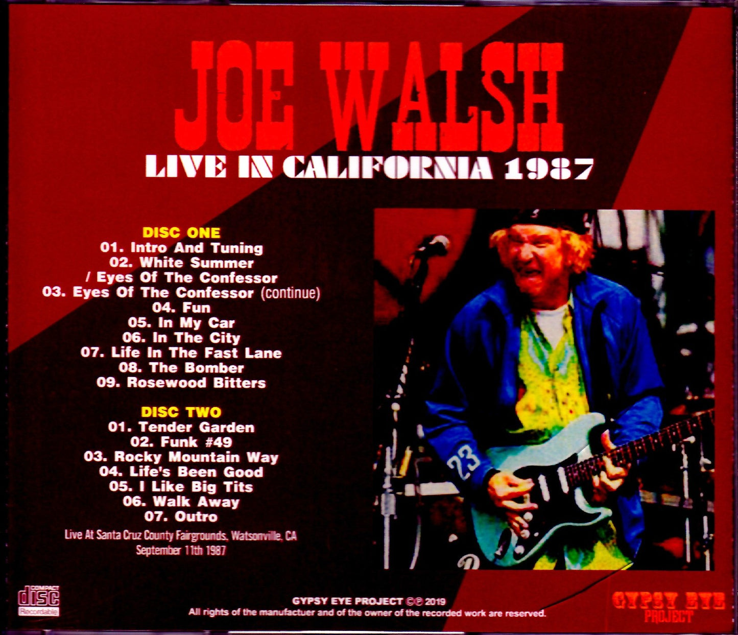 Joe Walsh/CA,USA 1987