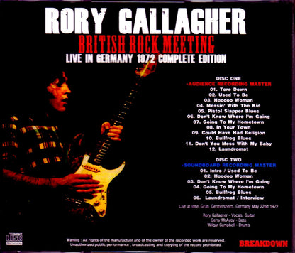 Rory Gallagher/Germany 1972 2Source