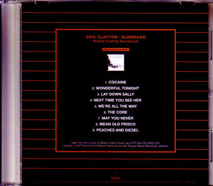 Eric Clapton/Slowhand Original US Mobile Fidelity Sound Lab
