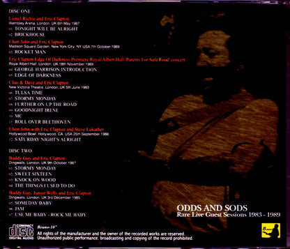 Eric Clapton/Rare Live Guest Sessions 1983 - 1989