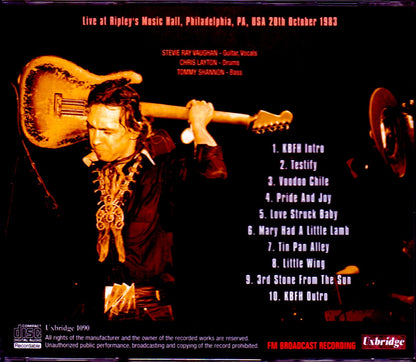 Stevie Ray Vaughan/PA, USA 1983