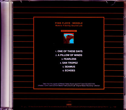 Pink Floyd/Meddle Original US Mobile Fidelity Sound Lab