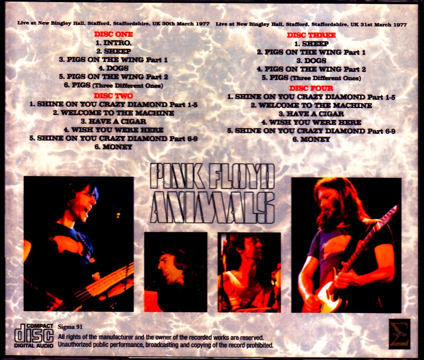 Pink Floyd/UK 1977 2 Days Complete