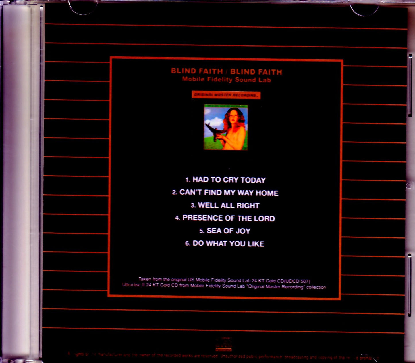 Blind Faith/Blind Faith Original US Mobile Fidelity Sound Lab