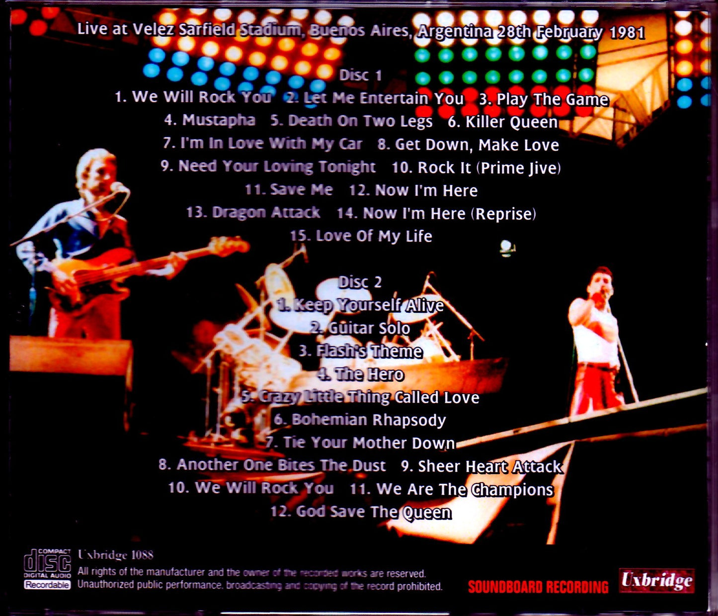 Queen/Argentina 2.28.1981 Complete