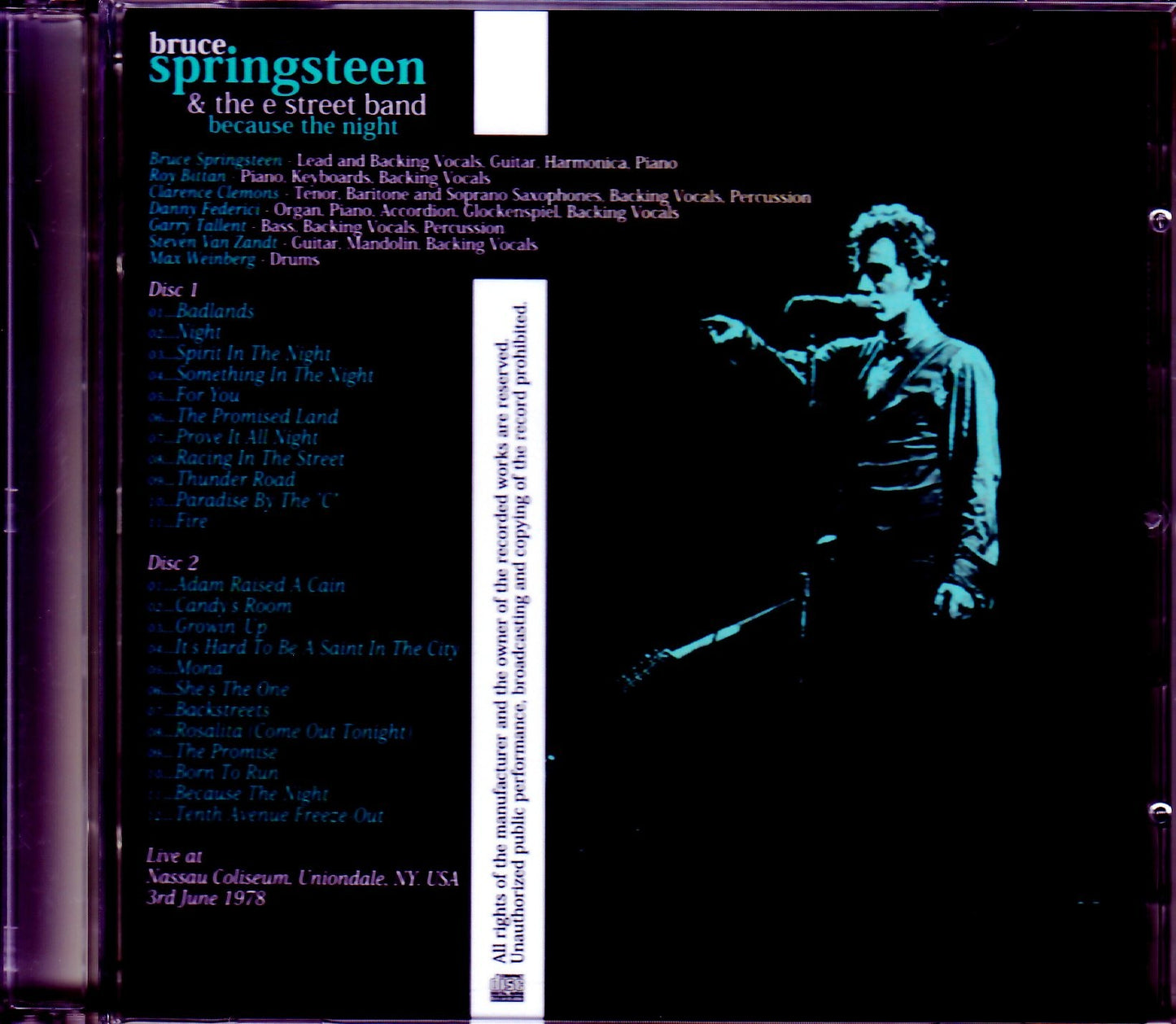 Bruce Springsteen/MA, USA 1978