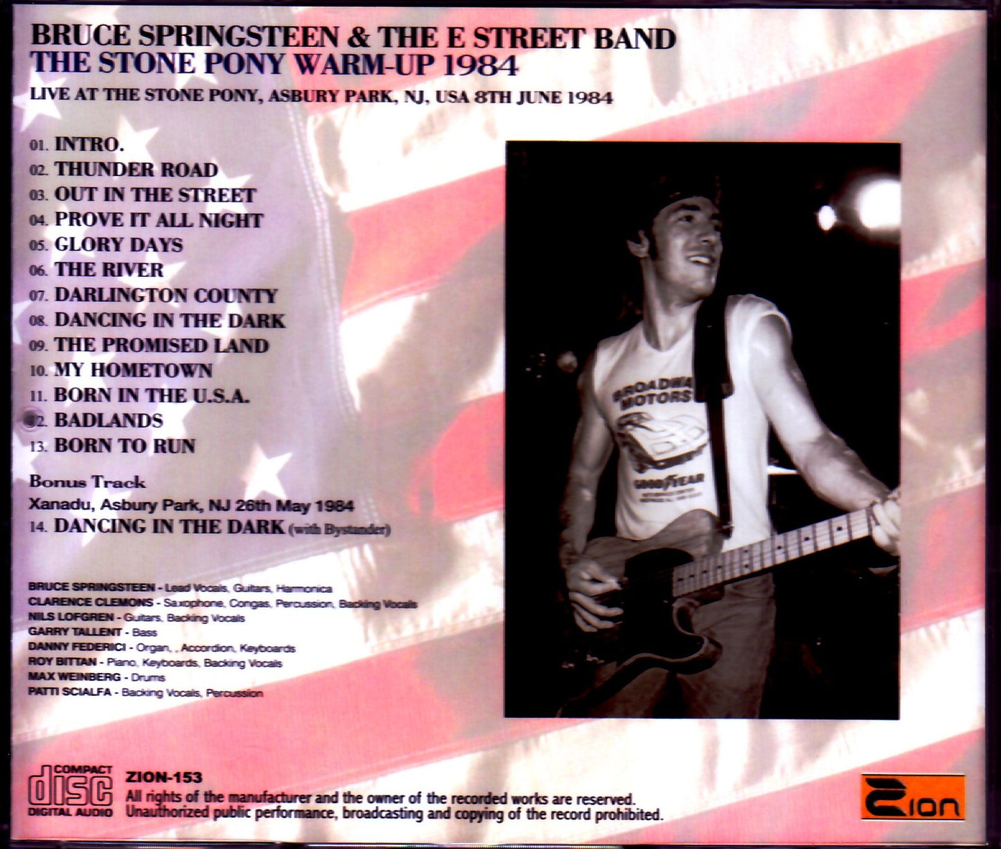 Bruce Springsteen/NJ,USA 1984 Huge Upgrade & more