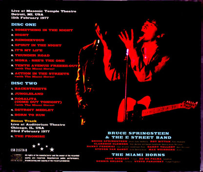 Bruce Springsteen/MI, USA 1977