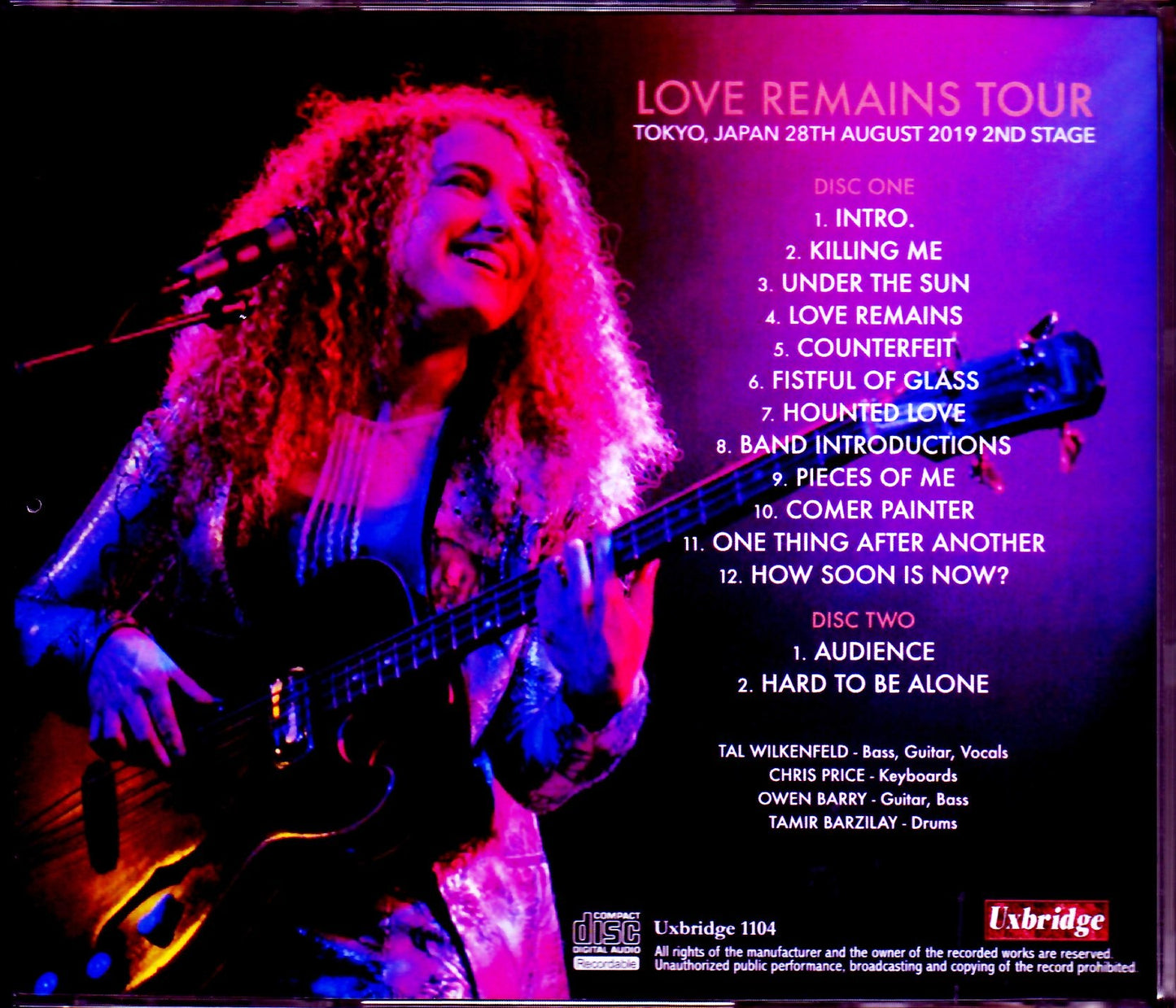 Tal Wilkenfeld/Tokyo,Japan 8.28.2019