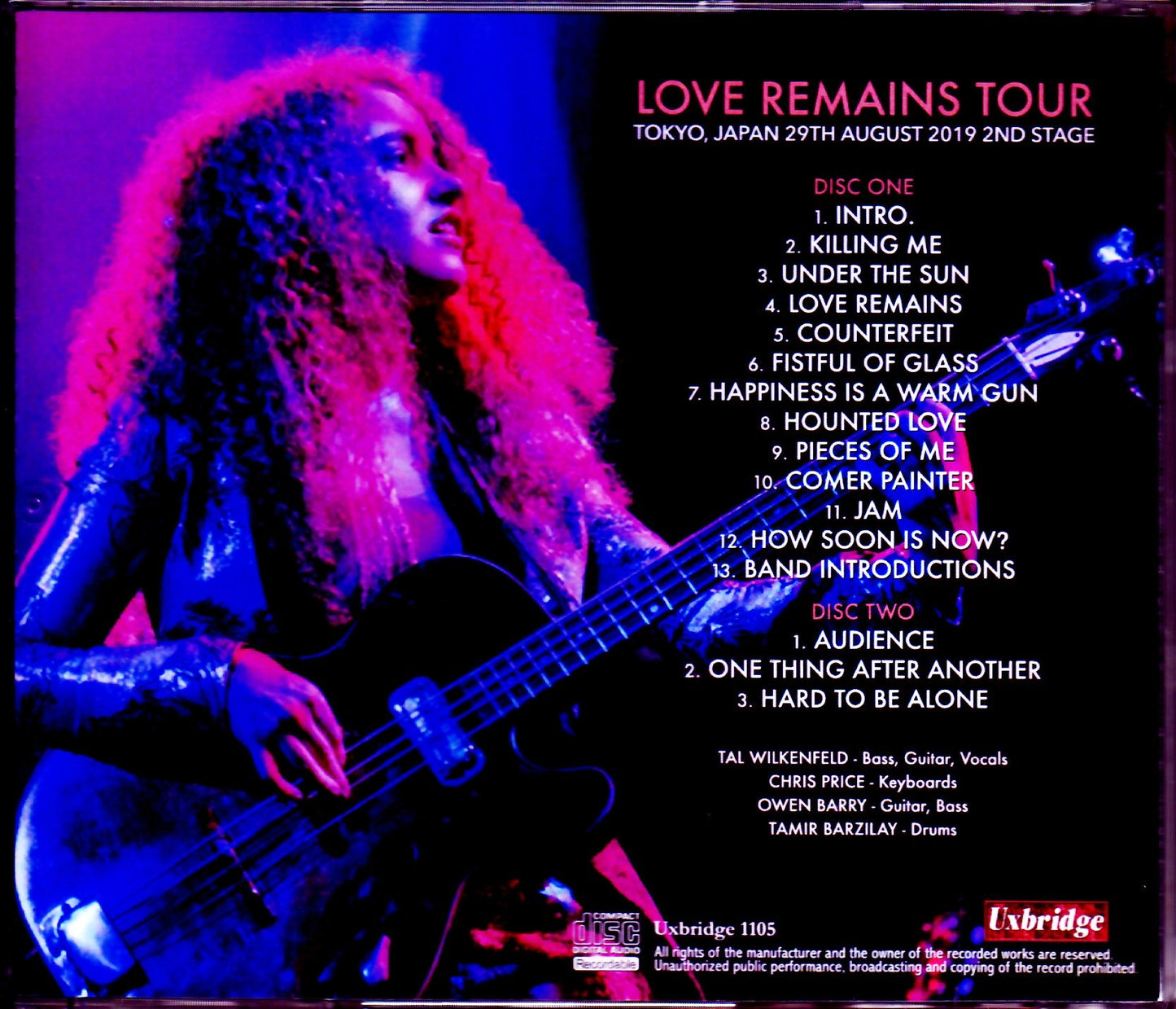 Tal Wilkenfeld/Tokyo,Japan 8.29.2019