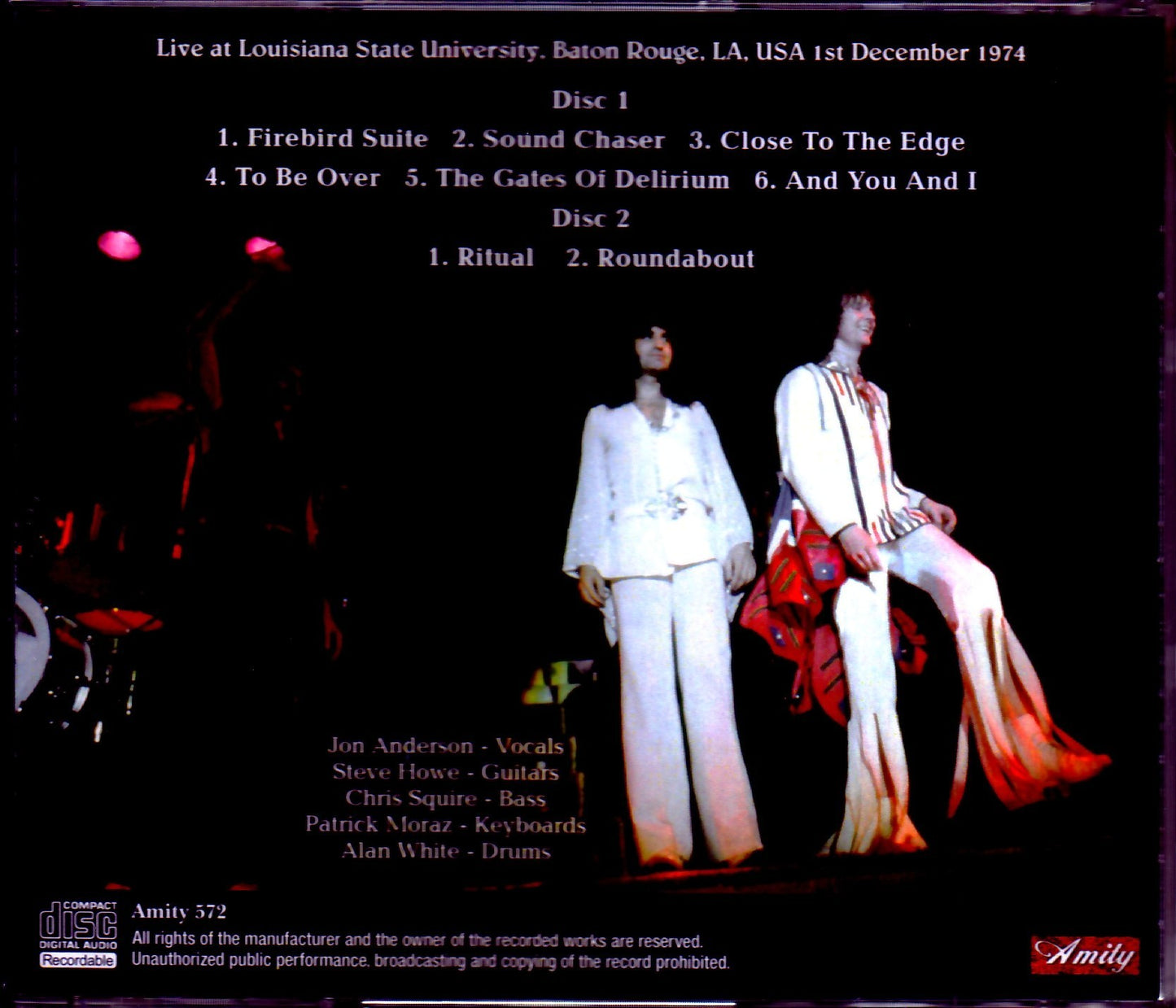 Yes/LA, USA 1974