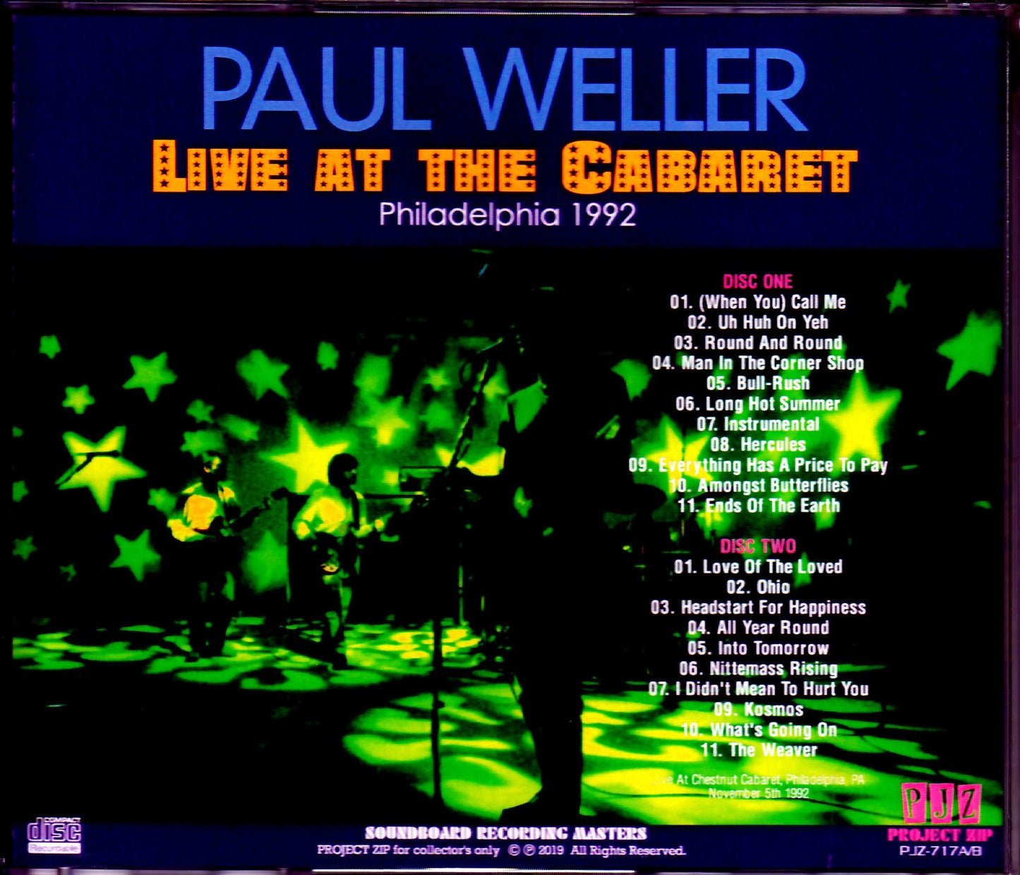 Paul Weller/PA, USA 1992