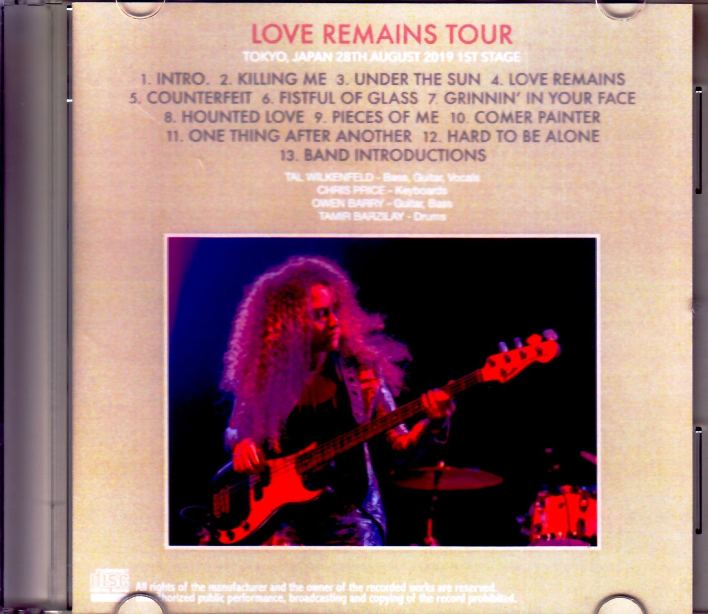 Tal Wilkenfeld/Tokyo,Japan 8.28.2019 1st Stage