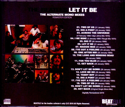 Beatles/Let it Be Alternate Mono Mixes