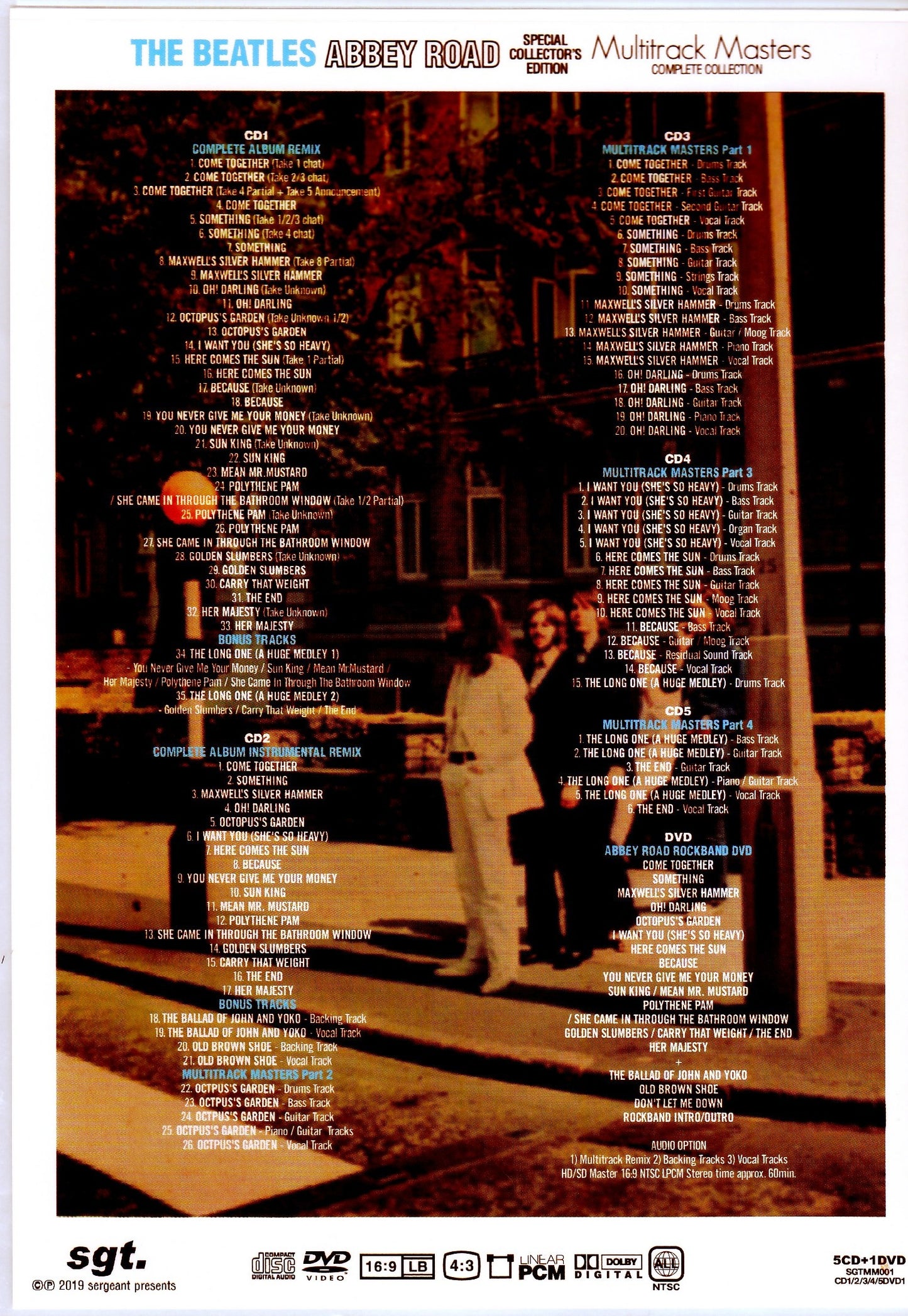 Beatles/Abbey Road Multitrack Masters Complete Collection