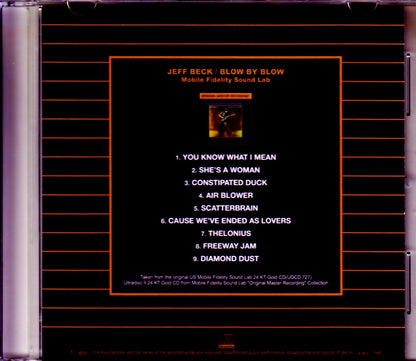 Jeff Beck/Blow by Blow Original US Mobile Fidelity Sound Lab