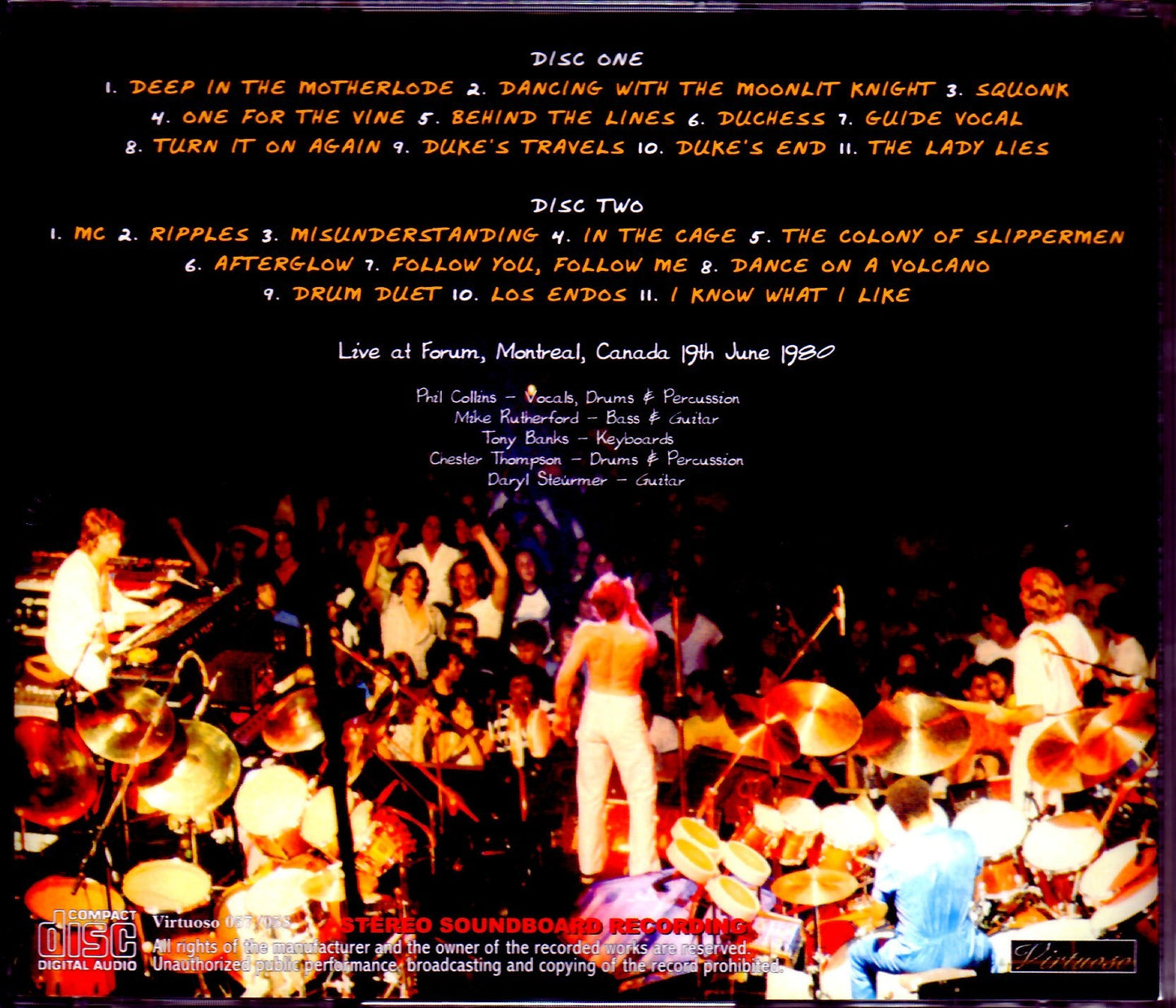 Genesis/Canada 1980
