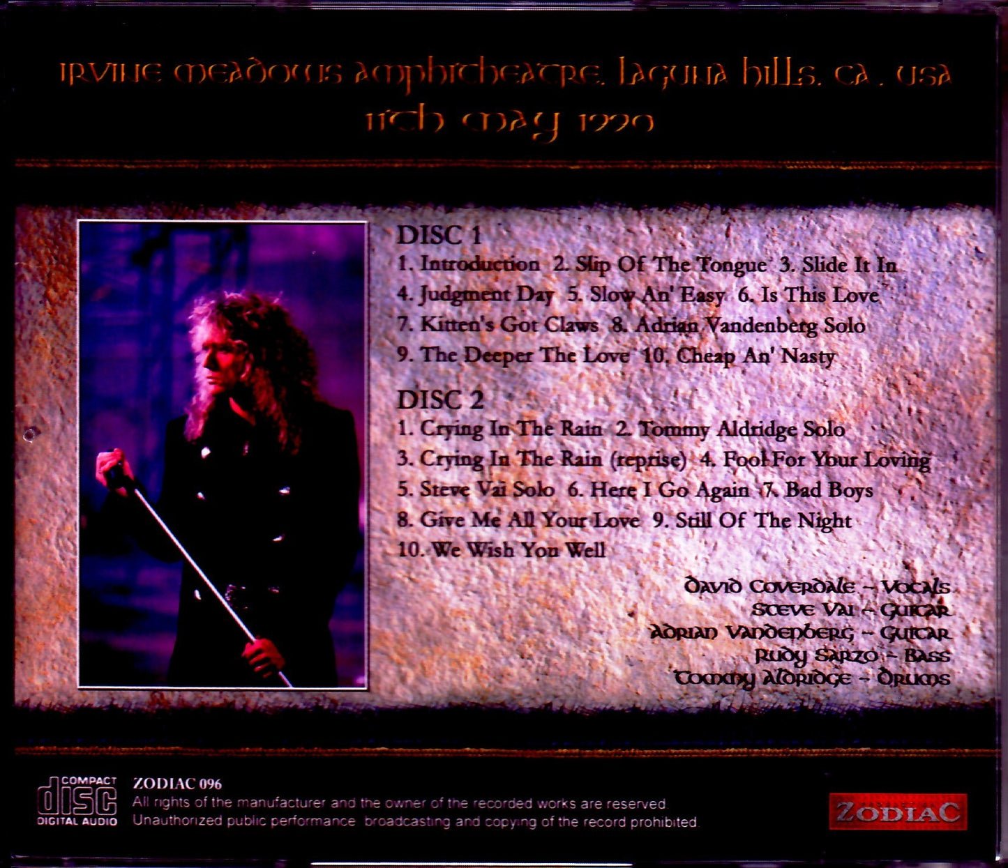 Whitesnake/CA, USA 1990