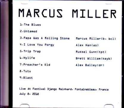 Marcus Miller/France 2018