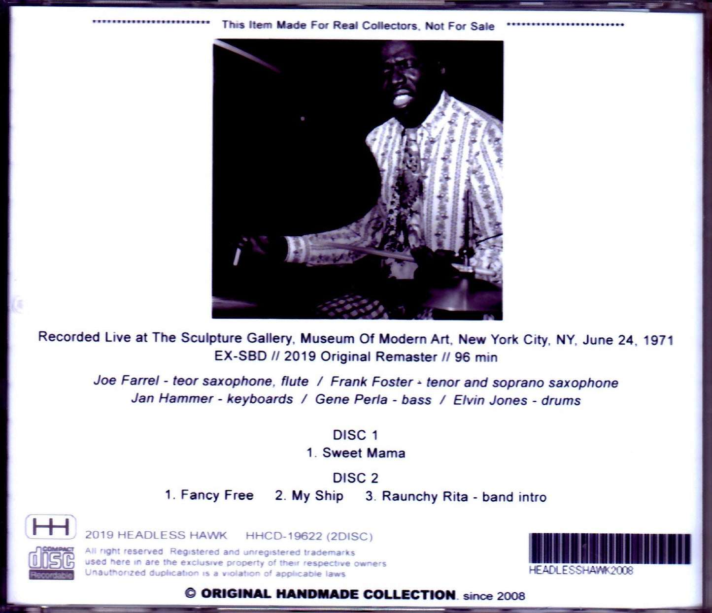 Elvin Jones Quintet/NY,USA 1971