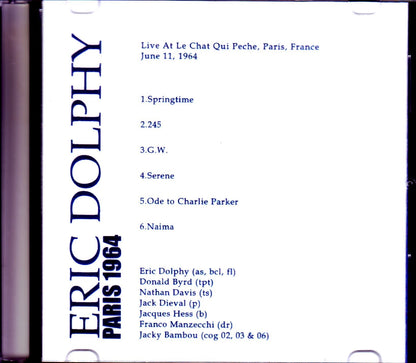Eric Dolphy/France 1964