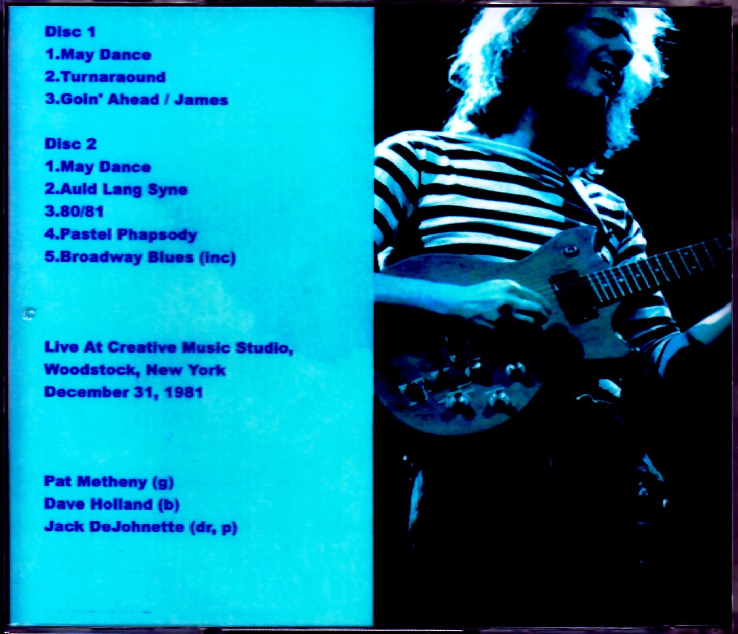 Pat Metheny Trio/NY,USA 1981