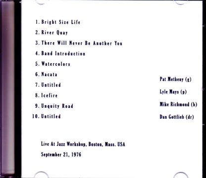 Pat Metheny Group/MA, USA 1976
