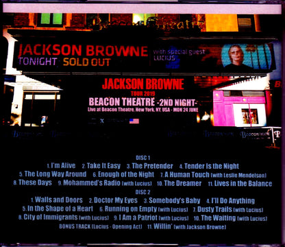 Jackson Browne/NY,USA 6.24.2019 IEM Matrix Ver.