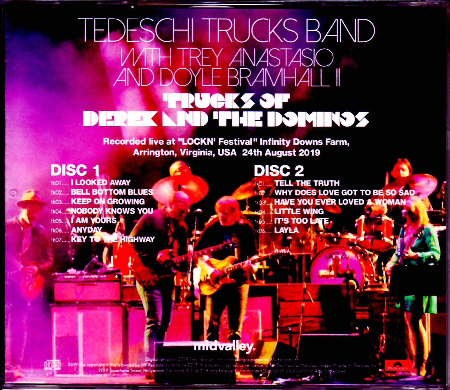 Tedeschi Trucks Band,Trey Anastasio,Doyle Bramhall II/VA,USA 2019