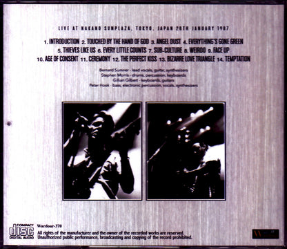 New Order/Tokyo,Japan 1.28.1987