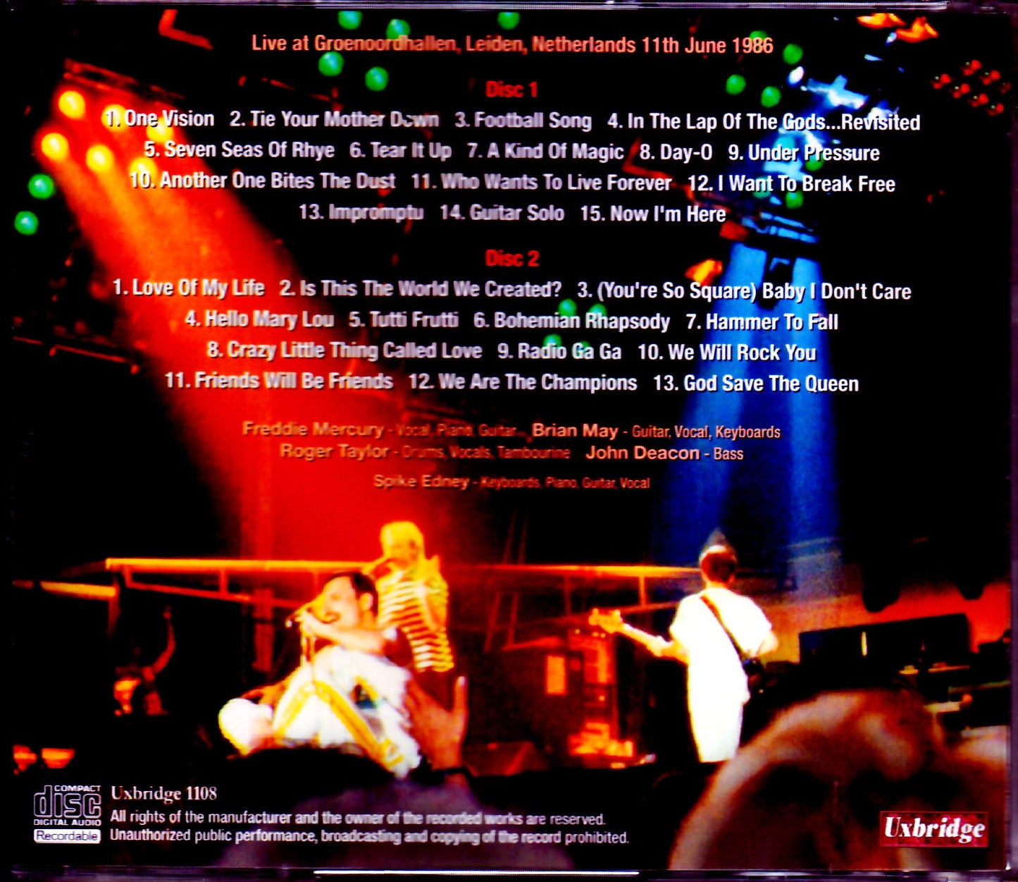 Queen/Netherlands 6.11.1986