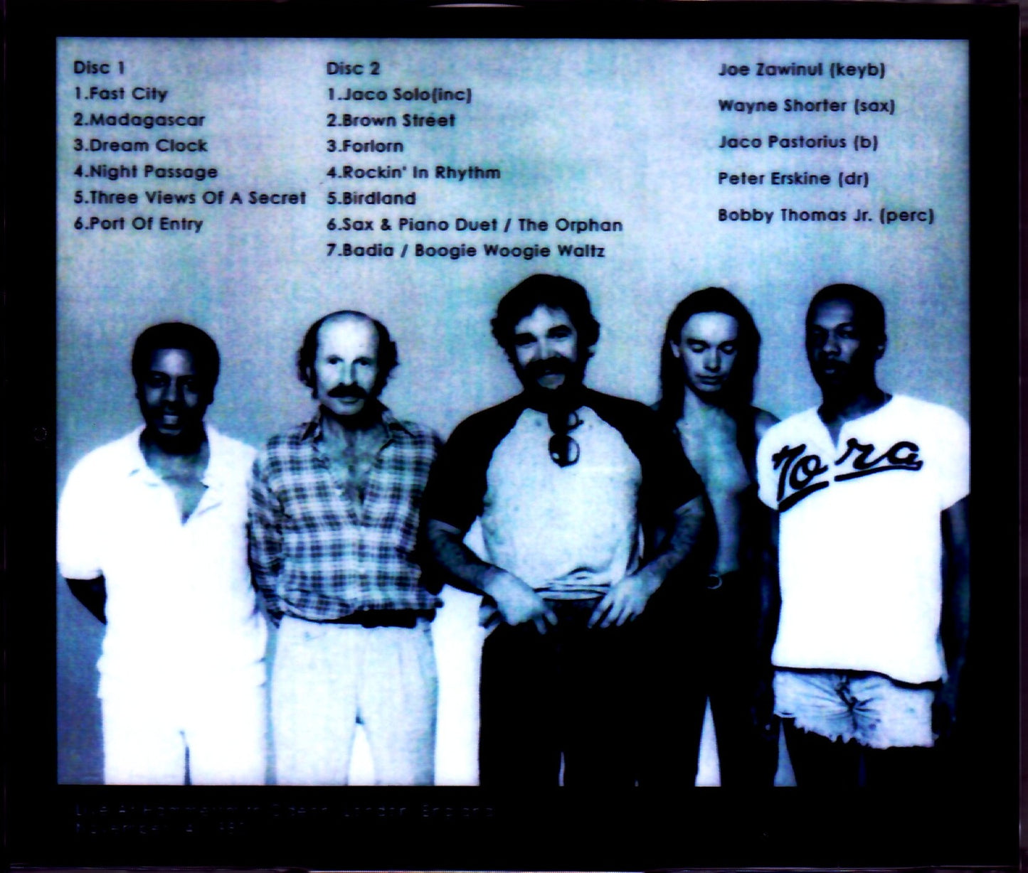 Weather Report/London,UK 1980 Upgrade