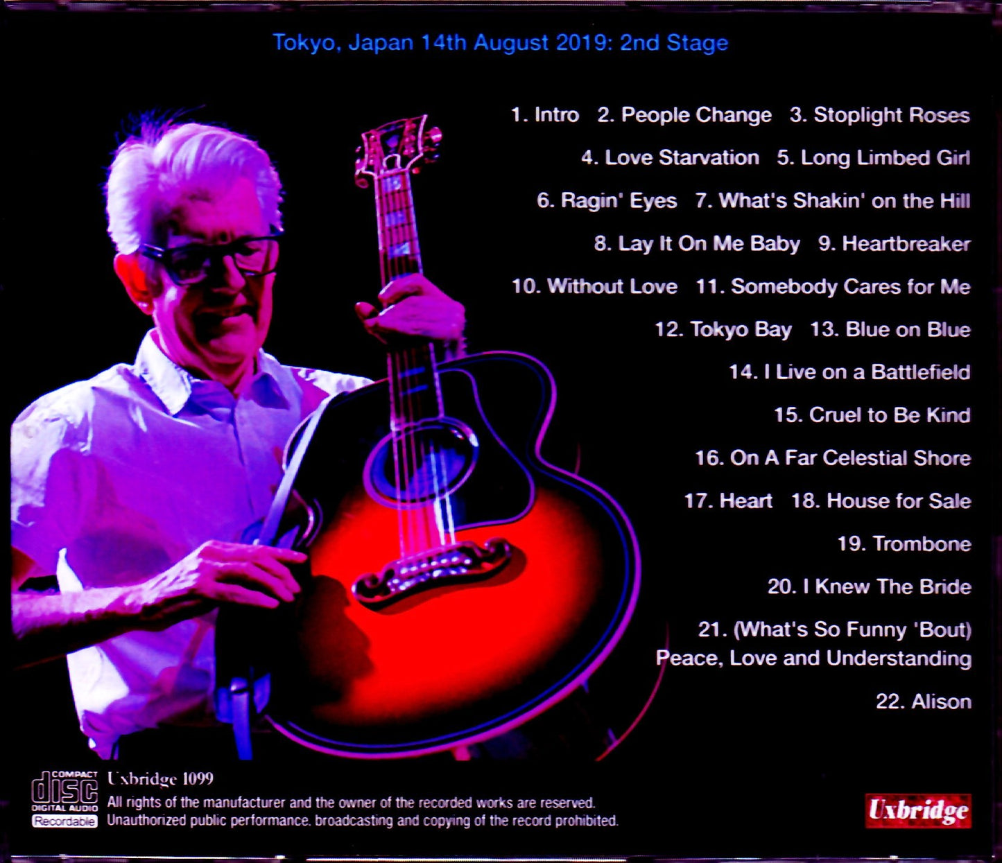 Nick Lowe/Tokyo,Japan 2019