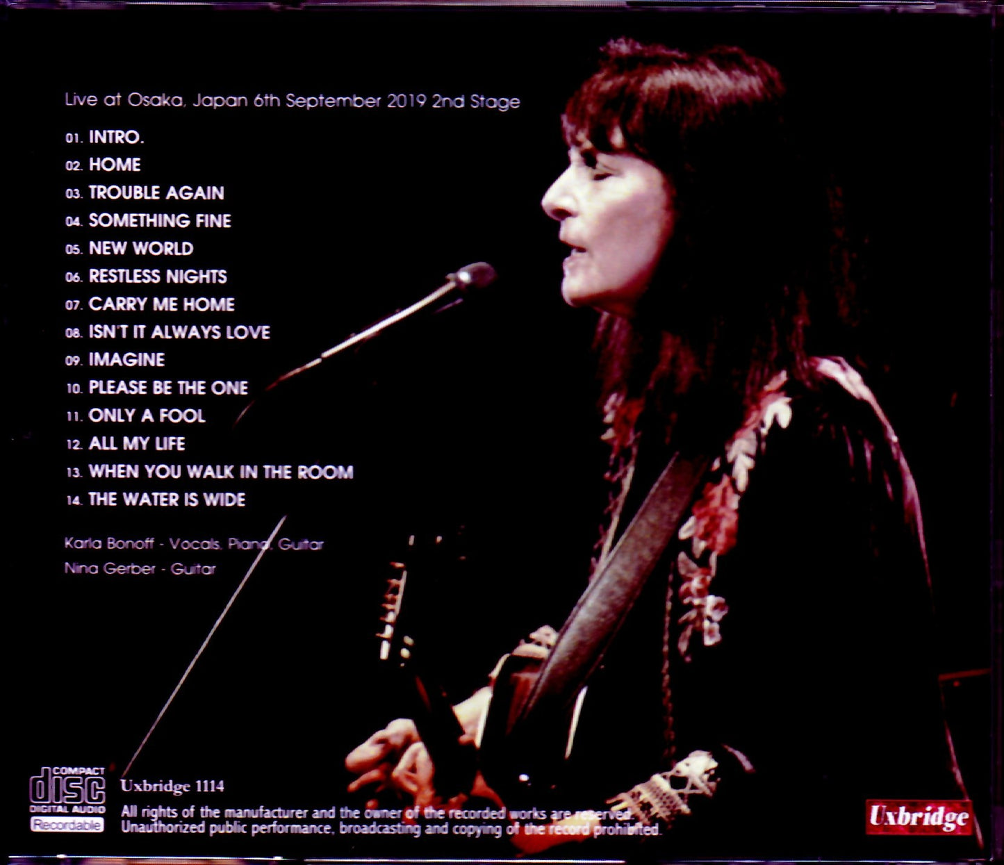 Karla Bonoff/Osaka,Japan 2019