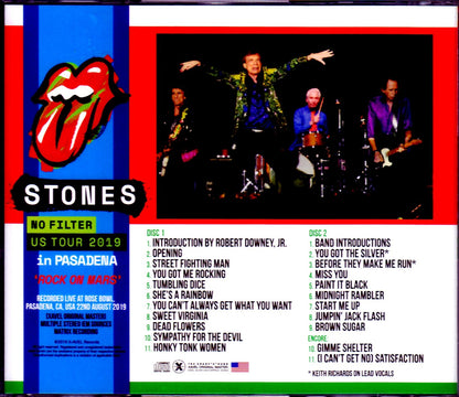 Rolling Stones/CA,USA 8.22.2019 IEM Matrix Ver.