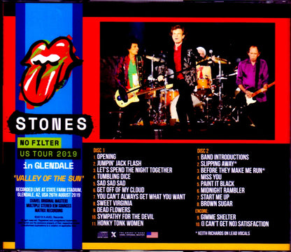 Rolling Stones/AZ,USA 2019 IEM Matrix Ver.