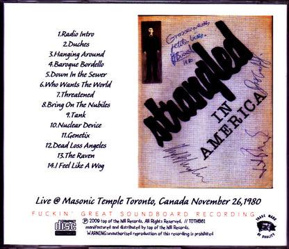 Stranglers/Canada 1980