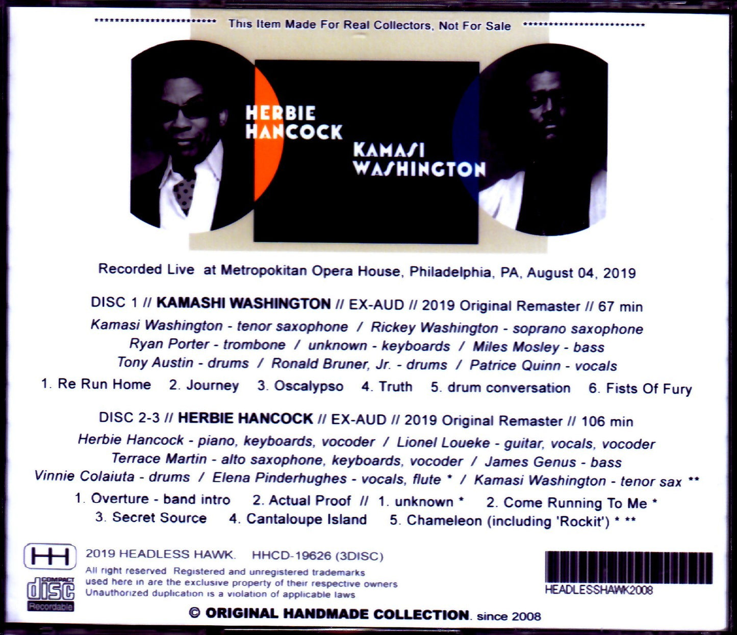 Herbie Hancock,Kamasi Washington/PA,USA 2019