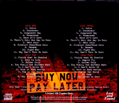 Van Halen/CA,USA 1992 2 Days Complete