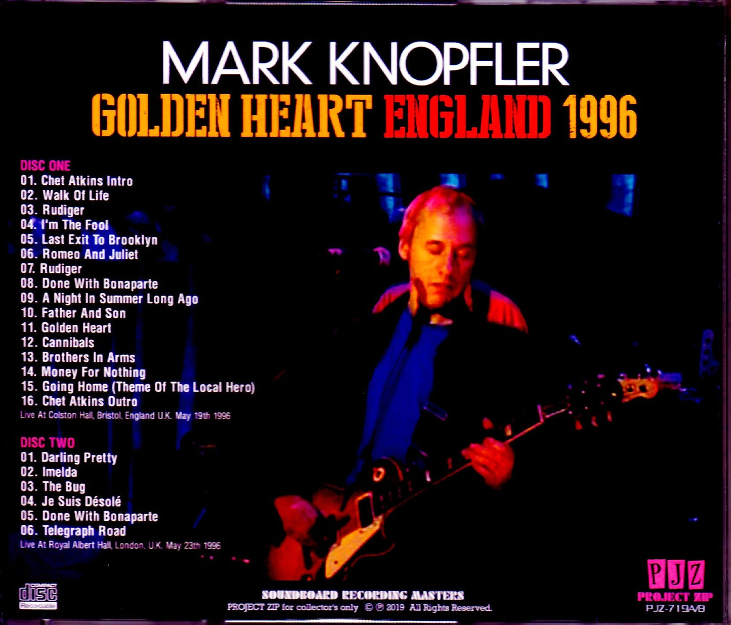 Mark Knopfler/England,UK 1996 2 Days