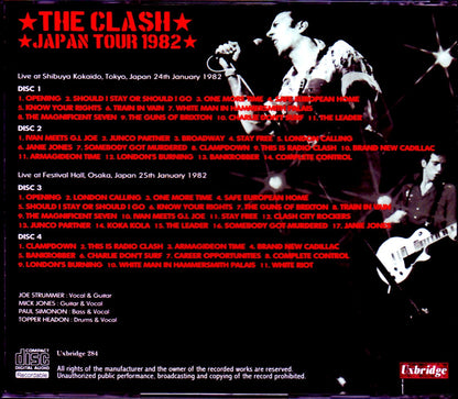 The Clash/Tokyo & Osaka,Japan 1982