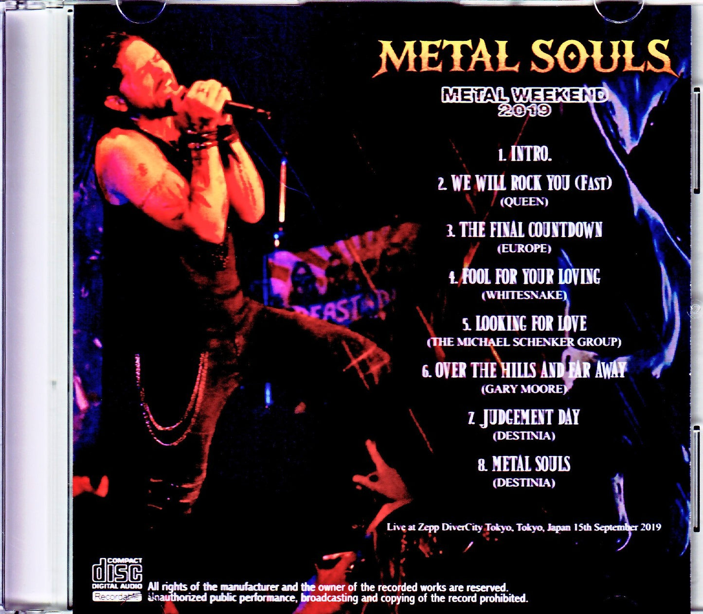 Metal Souls/Tokyo,Japan 9.15.2019