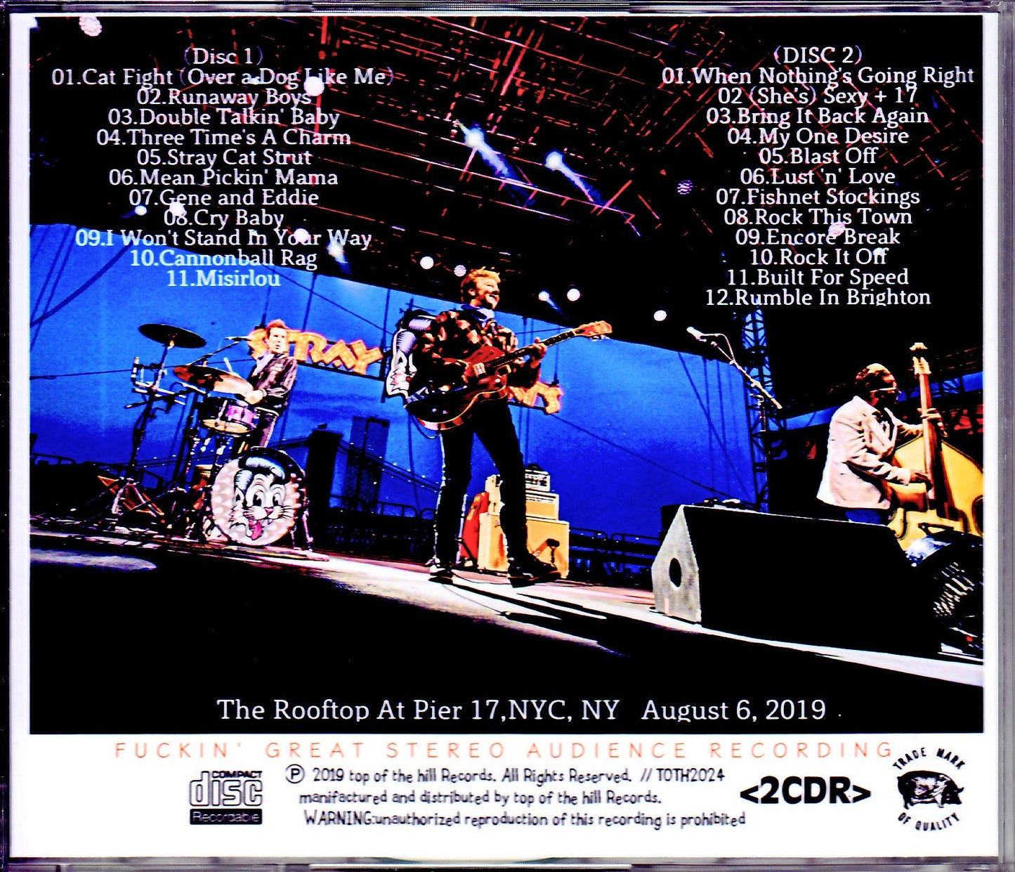 Stray Cats/NY,USA 8.6.2019