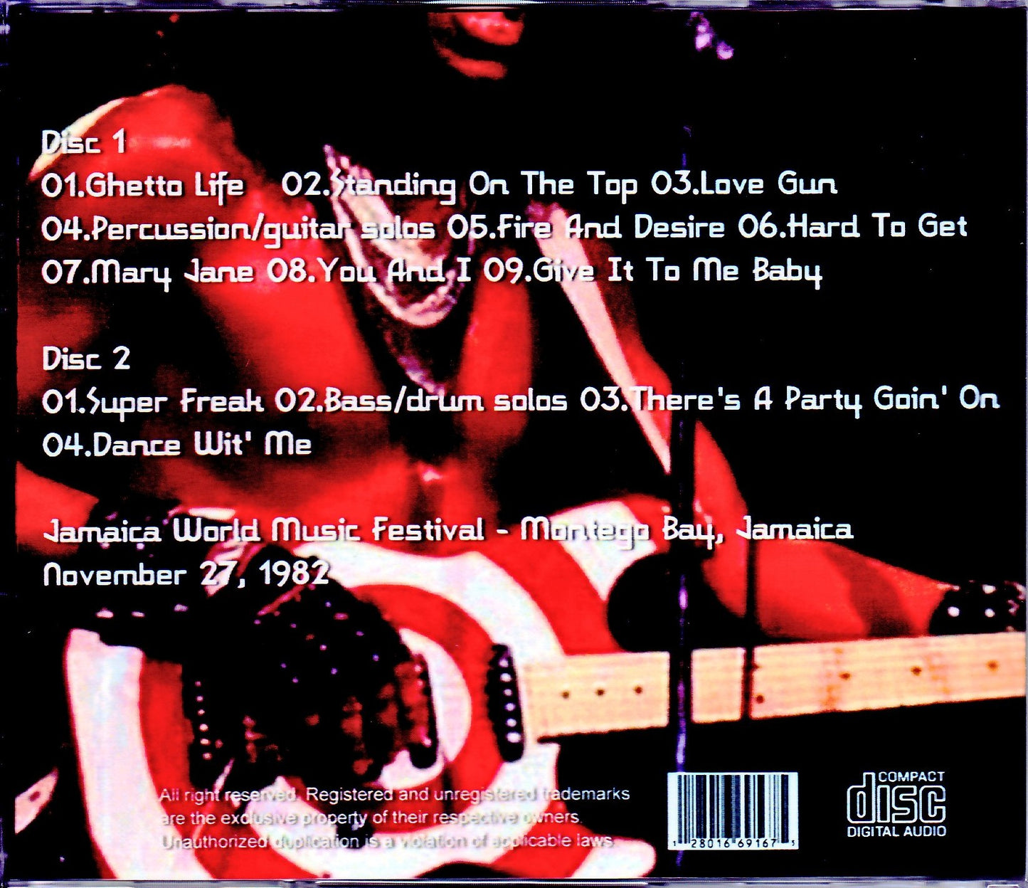 Rick James/Jamaica 1982