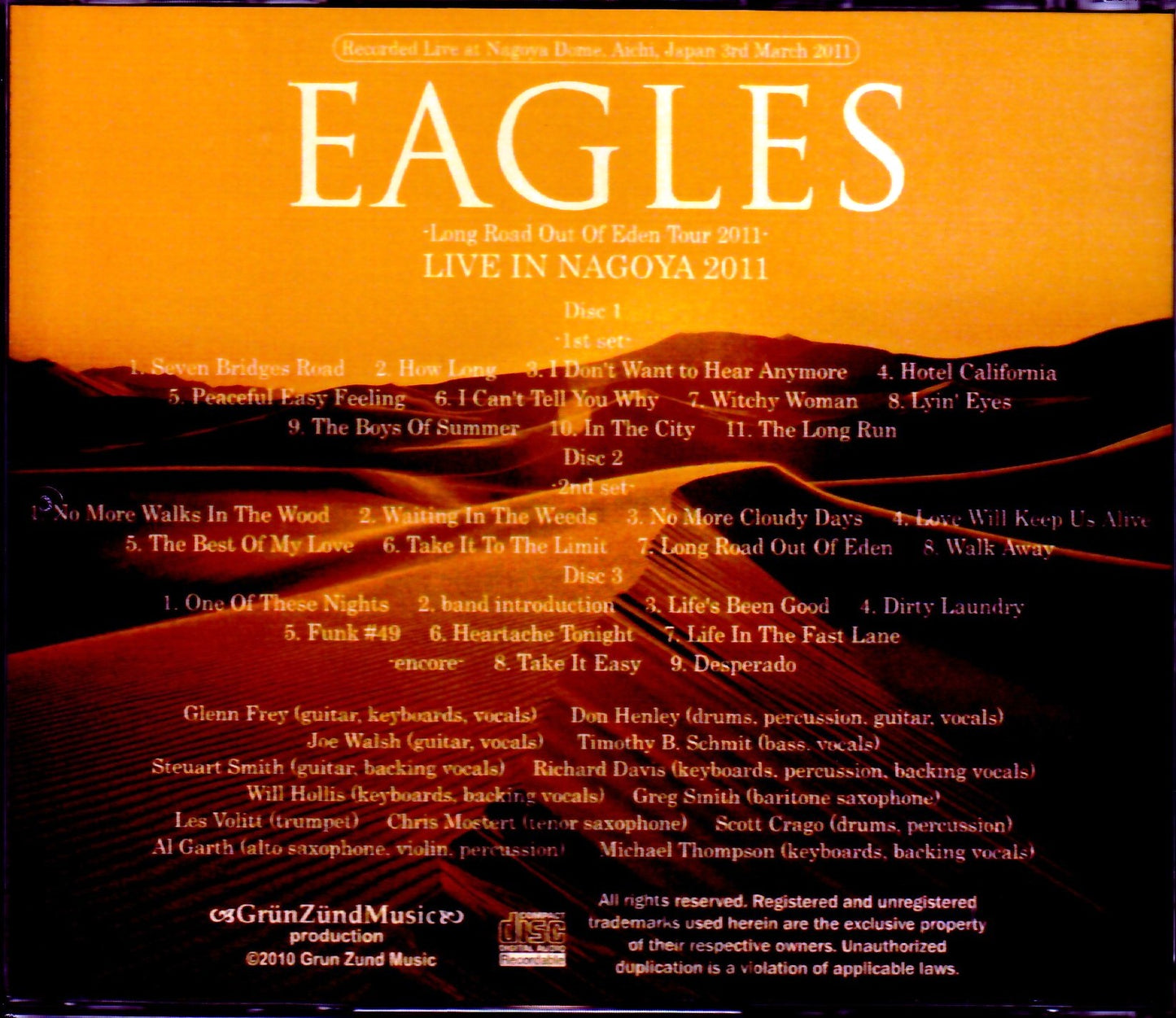 Eagles/Aichi,Japan 2011