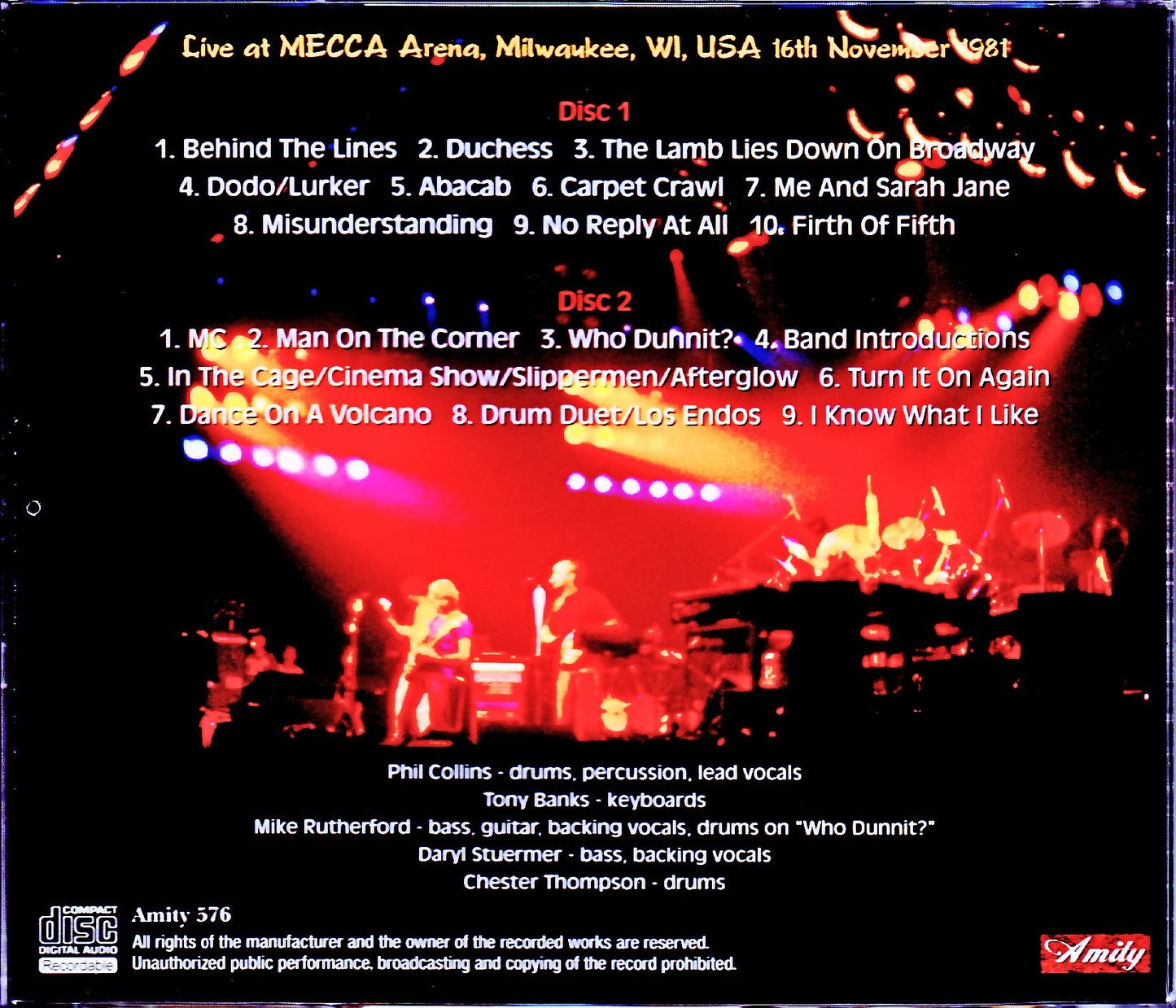 Genesis/WI, USA 1981