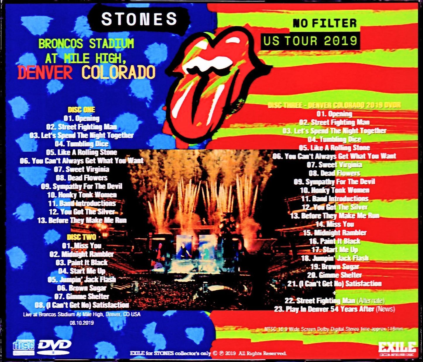 Rolling Stones/CO,USA 2019 S & V